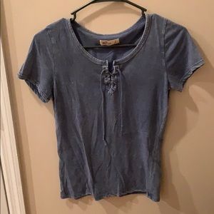 Blue short sleeve shirt
